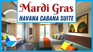 Экскурсия по каютам на карнавал Марди Гра: Havana Cabana Suite