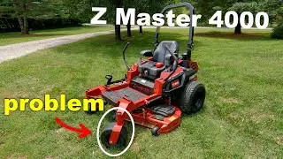 First Mow With The TORO Z MASTER 4000!! Problem Revealed!