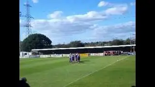 Romford 1-3 Thurrock.  FA Trophy First Qualifying Round.  Sat29Sep2012