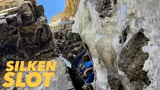 Silken Slot (M4) | Hyalite Canyon, MT