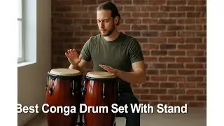 🥁 Стойка для конги Gibraltar 9517 Double Braced Double Conga | Лучшая установка для конги со стой...