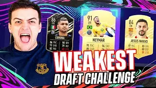 Я ВЫИГРАЛ ДРАФТ FUT С САМОЙ СЛАБОЙ КОМАНДОЙ В FIFA 21!!