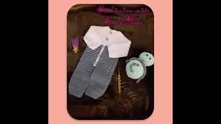 TUTO crochet : Combinaison b&eacute;b&eacute; mixte SANDY/ANDY, toute taille, facile !