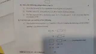 Vidya Vikas weekly test number 5 maths 2 10th standard 2025 &ndash; 26