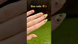 Bee core 🐝✨ #gifted #easynailart #nails #nailinspo