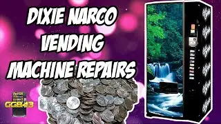 Dixie Narco Vending Machine Repair - Jammed Columns And Button Membrane Fixes!