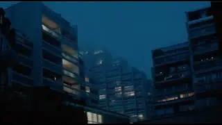 Blue hour walk in the fog - Anamorphic lens - M&ouml;ller 32/1.5 Anamorphot with the GH5s