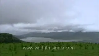 Time lapse of clouds over Kaas lake