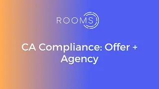 CA Compliance: Offer + Agency
