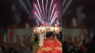 fire work A.D.Event #wedding #fireworks#ytshorts #youtubeshorts#wedding#entry#eventplanner#fataka