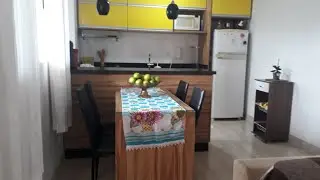 Minha casa antes e depois da organização.