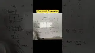 Centroid formulas #engineeringmechanics #firstsem #csgt