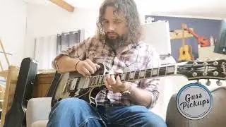 Guss Pickups (Humbuckers sized P 90) just playing