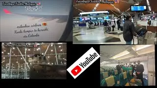 kl Malaysia to Colombo by UL135 connected flight Colombo to Karachi Pakistan UL183 srilankan Airbus