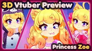 【3D VTUBER】Princess Zoe Avatar【PREVIEW】