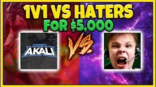 *HE CALLED ME OUT* 1V1 VS MY BIGGEST HATER ($5000 BET) - League of Legends