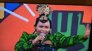 AFCON 2024 opening ceremony. Yemi Alade performing live .
