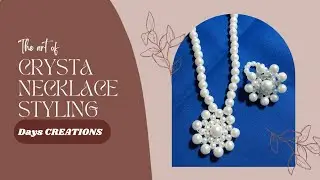 How To Make//Pearl Pendant Necklace// Tutorial// Useful & Easy at home