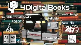 4DigitalBooks DL-Mini Robot Auto-Flip Book Scanner