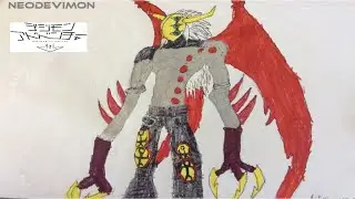 animating outside presents sketching neodevimon