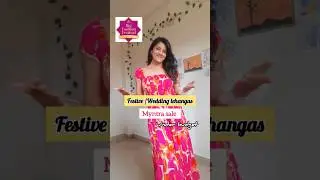 Festive/wedding lehangas #lehangacholi #lehangas #myntrashopping #myntrafashion #myntrasale #shorts