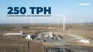 Propel in #Gujarat 🚩 Propel 250 TPH 3-Stage Crushing & Screening Plant