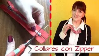 Chuladas Creativas :: Zipper Collares :: Collares con Cierre Manualidades