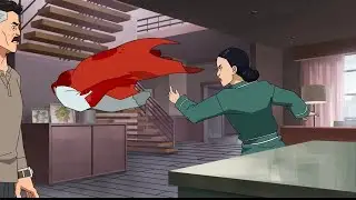 Debbie kick Nolan out INVINCIBLE 1x7