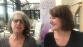Devon Women in Business Interview with Julia Simmons by Louise Jenner.