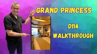 Grand Princess D114 Cabin Walkthrough