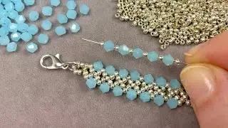 EASY Beaded Bracelet Tutorial: Beautiful! Beads Jewelry Making | Beading Tutorials for Beginners