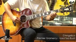 Red Guitars - D'Angelico / Premier Gramercy - Iced Tea Burst