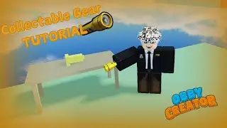 How to make a collectable gear in obby creator | Tutorial