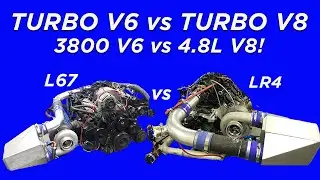 JUNKYARD TURBO 3.8L V6 VS 4.8L V8-L67 VS LR4, HOW TO MAKE 600+ HP- TURBO 3800 V6 & A TURBO 4.8L V8?