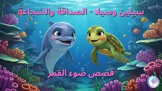 سيلين وسيلا - الصداقة والشجاعة 🐬🐢💙 | قصص أطفال قبل النوم