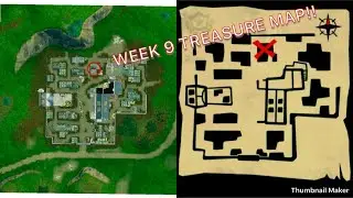 HOW TO GET WEEK 9 BATTLE STAR Search Map in Haunted Hills Fortnite