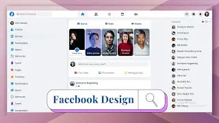 ASMR Programming - Facebook Design by HTML And CSS | No Talking
