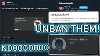 Roblox just BANNED cool math games account... WHY?!