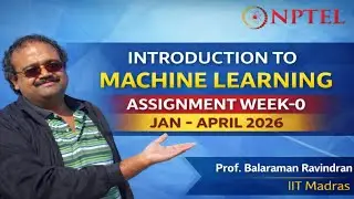 💯✅ Introduction to Machine Learning Assignment Week-0 Jan-April 2026#nptel #nptelsolutions#swayam 