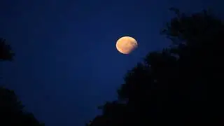 Zeitraffer - Partielle Mondfinsternis | 07.08.17
