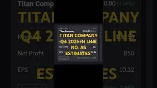 Titan Company Q4 2025 Result v/s Expectations #stockmarket #status #dalalstreet