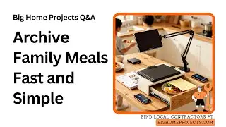 Meal Archive Station With Tablet Mount Scanner Sync