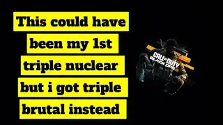 BO6 This could be the worlds 1st triple nuclear but I choked #like #callofduty #like #fyp #subscribe