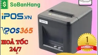 Hướng dẫn lắp đặt máy in bill Xprinter T80L - kết nối mạng Lan- SetUp IP- Alopos