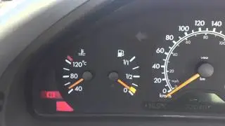 Mercedes...мигает индикатор уровня топлива...быстрая потеря топлива, неплотно закрытая крышка бен...
