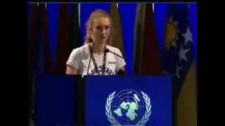 A Date with History: 17 yr old Brittany Trilford addresses world leaders at the UN Earth Summit