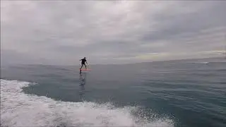 Foiling Open Ocean Swells North Shore Oahu