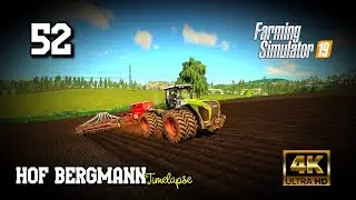 NEW SEEDER Sowing Crops, Animal care, Harvesting Hof Bergmann EP52 FS19 4K Timelapse