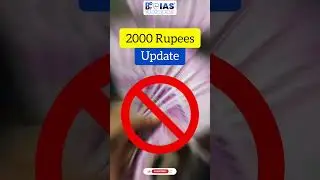 RBI Withdraw Rs 2000 Currency Notes | 2000 Notes withdrawal from circulation | #shorts #short #upsc
