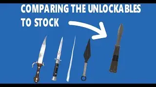 Comparing Spy's unlockable knives to the stock - Team Fortress 2